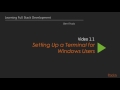 Learning Full Stack Development : The Course Overview | packtpub.com