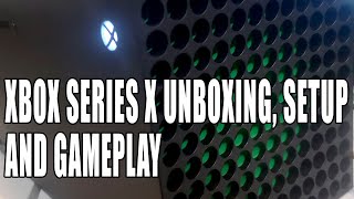 Xbox Series X Unboxing, First Setup & Controller & Gameplay