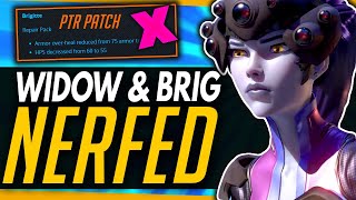 MULTIPLE NERFS To Widowmaker, Brigitte and Hammond | Overwatch