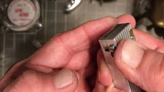 How To Take Apart And Reassemble The Flint Mechanism and File Roller On A Vintage Cygnus Lighter