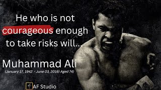 Muhammad Ali - Be Courageous - Motivational Video || AF Studio #Motivational #Inspirational #quotes