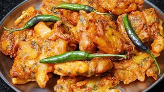 কাঁচা আলু আর ফুলকপি দিয়ে বানিয়ে নিন নিরামিষ Crispy Snacks বা পকোড়া | Fulkopi Pakora Recipe