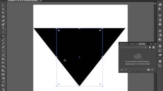 How to convert rectangle into triangle by using Transform effect in adobe Illustrator | Beginner