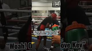 Gervanta “Tank” Davis almost gets knocked out in heated sparring 🤯 #shorts #sports #trending