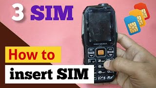 How to insert sim in kechaoda k112 - Keypad mobile me sim kaise dale