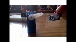 MPU-6050 Sensor Controlling Servo Motor by Arduino UNO