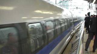 500系 のぞみ 6号　東京駅到着