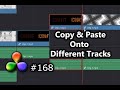 DaVinci Resolve Tutorial: How To Copy & Paste Media Edits Onto Different Edit Timeline Tracks