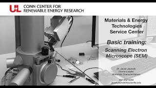 MET Basic Training: Scanning Electron Microscope (SEM)