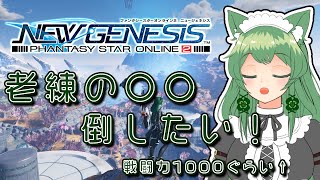 【PSO2NGS】戦闘力1000超えたし老練のなんたらって名前のモブを倒してみたい！【幻ノノア】