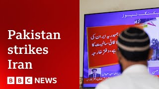 Pakistan launches retaliatory strikes into Iran | BBC News
