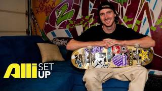 Alli Skate Videos - Greg Lutzka Skateboard Setup