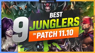 9 BEST JUNGLERS to CARRY on Patch 11.10 - League of Legends Jungle Tier List