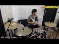 penerapan paradiddle di drum set