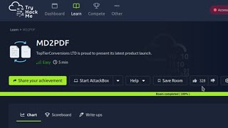MD2PDF Walkthrough - TryHackMe