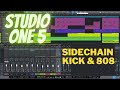 How to Sidechain Kick and 808 Studio One 5