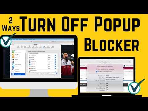 How to Turn off Pop Up Blocker on Mac, MacBook Safari Browser in 2023