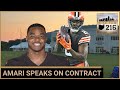 Browns WR Amari Cooper says he hopes to finish his career in Cleveland and he's not big on change