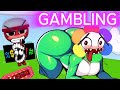 When Dandy and Gigi do a GAMBLING CHALLENGE! | Dandy's World