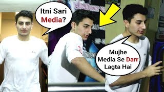 Saif Ali Khan Son Ibrahim Ali Khan Gets Scared And Runs Away From Media