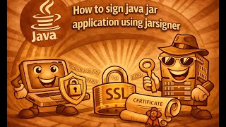 How to sign java jar application using jarsigner