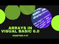 VB Chapter # 07 Arrays in Visual Basic 6.0 (VB)