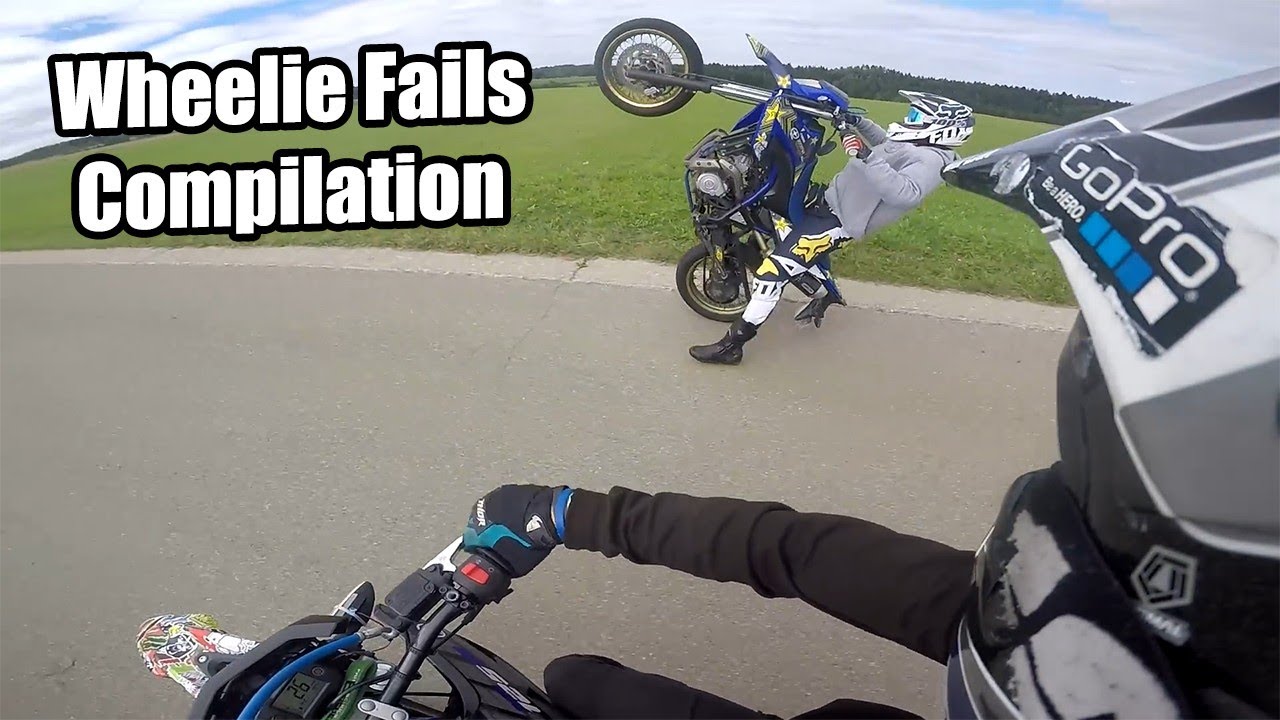 Motorcycle Wheelie Fails Compilation 1 Youtube
