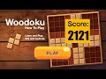 Woodoku Strategies: 2121 points in less than 10 minutes.