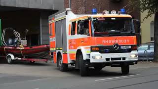 [Wasserrettung] GW Taucher 2 mit Boot - Feuerwehr Düsseldorf Wache 1