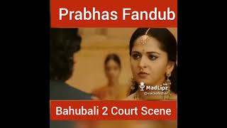 Bahubali 2 court scene small fandub. #dubbingartist #Bahubali2 #fandub  #voiceofazhar  #voiceactor