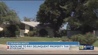 County mails notices regarding delinquent property tax payments