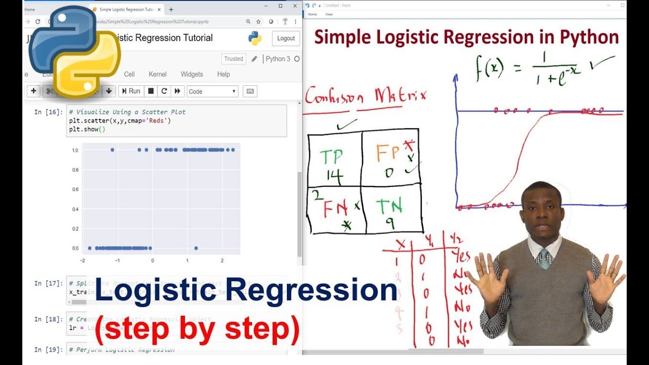 How To Perform Logistic Regression In Python (Step By Step) - YouTube