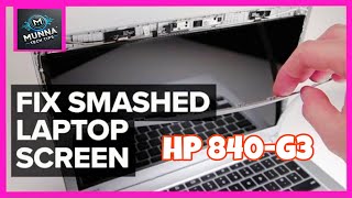 hp 840-G3 laptop display replace #shortvideo #shorts