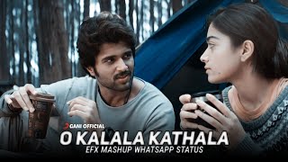 O Kalala Kathala 😘 Dear Comrade❤️ Vijay ❣️Rashmika 💙 Whatsapp status💕💗#GANIOFFICIAL 💕 | Telugu