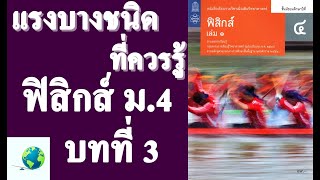 3.1.3 แรงบางชนิดที่ควรรู้ | ฟิสิกส์ ม.4 บทที่ 3 แรงและกฎการเคลื่อนที่ | โดย สุนทร พิมเสน