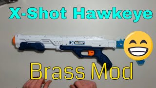 X-Shot Excel Hawkeye Brass Barrel Mod