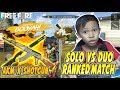 SOLO RANKED VS DUO PAKE AKM AUTO BOYAH! LAWAN EZ BANGET - GARENA FREE FIRE