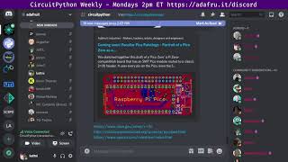 CircuitPython Weekly Meeting for January 25th, 2021 #circuitpython @circuitpython #adafruit