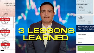 I Passed 12 IT Certifications and learned these 3 lessons