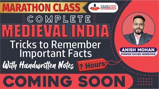 Marathon Class |  Medieval Indian History for UPSC CSE 2022 ,CAPF AC, CDS 1 2022, AHC RO ARO