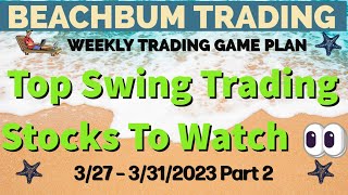 Top Swing Trading Stocks to Watch 👀 | 3/27 – 3/31/23 | UROY SOXS OPP PALL METC GROW DNN DIS & More