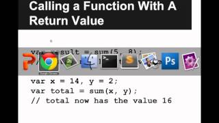 Functions and Return Values 2