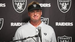 Coach Gruden postgame presser 8.18.18