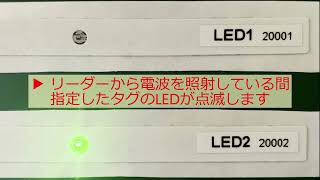 光るLEDタグ　～LED付きICタグとiPhone用アプリiTemsProV3～