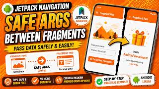 ANDROID - SAFE ARGS JETPACK NAVIGATION || TUTORIAL IN JAVA ||