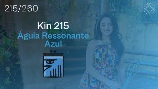 KIN 215 - Águia Ressonante Azul - Tzolkin #DESAFIO260DIAS