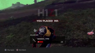 【PS4版H1Z1 】ソロ　少し