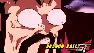 Dragon Ball GT- Hercule gets kicked by Omega Shenron