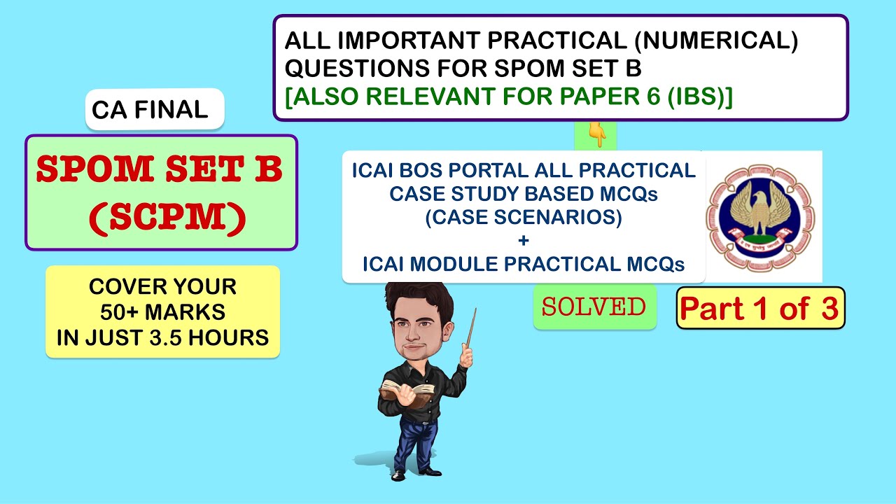 SPOM SET B (SCPM) ALL IMPORTANT PRACTICAL QUESTIONS (Part 1 Of 3) - YouTube