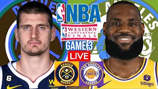 LIVE: DENVER NUGGETS vs LOS ANGELES LAKERS | NBA CONFERENCE FINALS | LIVE SCOREBOARD